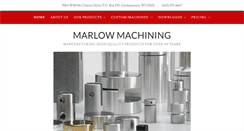Desktop Screenshot of marlowmachining.com