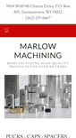 Mobile Screenshot of marlowmachining.com